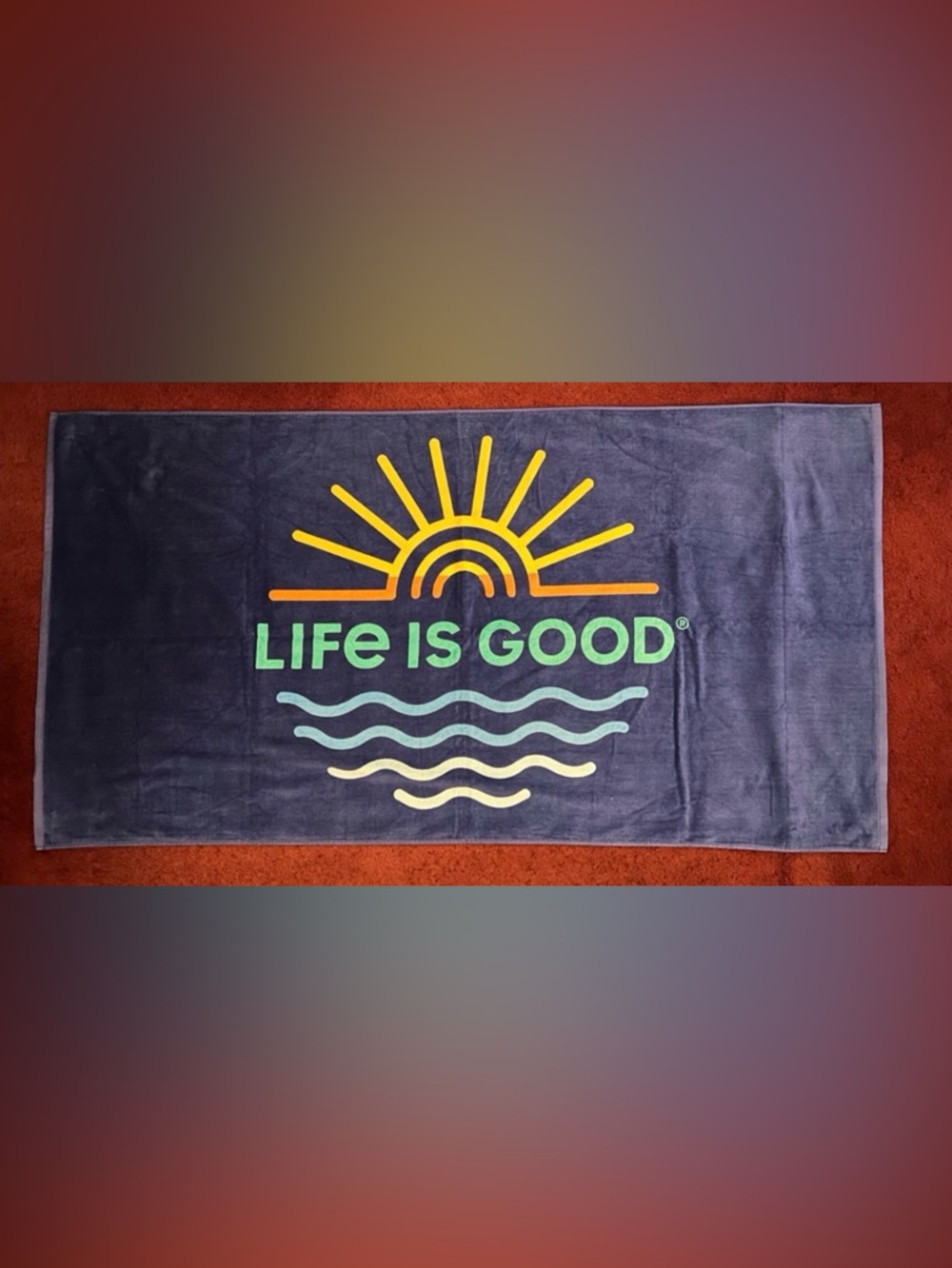 Life Is Good Beach Towel